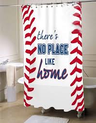 Baseball Shower Curtain Sports Bathroom Decor Fabric Shower Curtain Baseball Bathroom Baseball Shower Curtains Baseball Bathroom Sports Bathroom