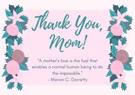 101 Heartfelt Thank You Mom Messages And Quotes | Futureofworking.com
