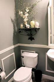 Love This Simple Idea To Make The Bathroom A Little More Fancy Half Bathroom Decor Half Bath Decor Small Half Bathrooms