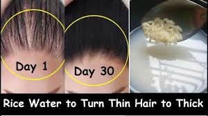 apply rice water daily turn thin hair to thick hair in 30 days double hair growth long hair youtube hair cure thick hair styles hair care oils