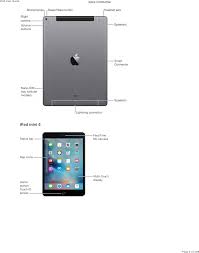Apple a8 chipset, 1 gb, display size 7.9 inch, 2048 x 1536 pixels (qxga) screen resolution, 8.0 mp primary camera, inbuilt battery not removable battery, weight 299g release price. A1674 Tablet Device User Manual Ipad User Guide Apple