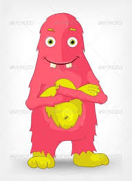 Funny Monster Funny Monsters Vector Character Cartoon