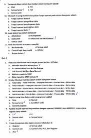 Maybe you would like to learn more about one of these? Kumpulan Soal Soal Aok Arsitektur Dan Organisasi Komputer Blogpediaku Information Sharing
