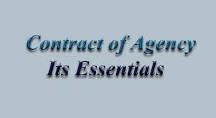 Definition Of Contract Of Agency And Its Essentials In 2020 Contract Essentials In Writing