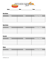 Bold mediterranean flavors and colors combine on one sheet pan for a simple yet impressive dinner with chicken, potatoes, bell peppers, and olives. Free Printable Potluck Sign Up Sheet Editable Instant Download