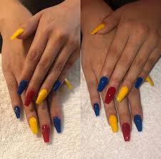 80 Most Epic Nail Art Ideas Ever For Coffin Shaped Nails Coffin Shape Nails 80s Nails Halloween Nails