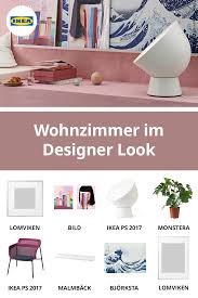 Wohnzimmer Im Designer Look Ikea Wanddekoration Haus Deko