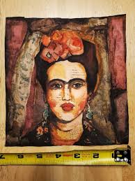 Patch. Frida. Clothing Patch. Textile. Upcycled Clothing. Thewoodenwolf  Etsy Shop