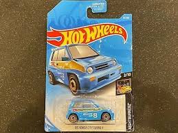 2019 Hot Wheels 85 Honda City Turbo Ii Blue 81 In 2020 Honda City Hot Wheels Pop Tarts
