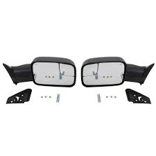 Check spelling or type a new query. Towing Mirrors For Dodge Tow Mirrors For 1998 2001 Dodge Ram 1500 1998 2002 Dodge Ram 2500 3500 Truck Power Heated Flip Up Manual Telescoping Folding Side Mirrors With Brackets Roadstar Exterior Accessories