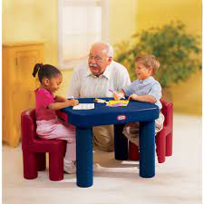 Check spelling or type a new query. Little Tikes Large Table And Chairs Set Blue Red Walmart Com Walmart Com