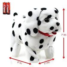 Black And White Robot Dog Plush Robot Dog Black White Walking Barking Wagging Tail Children Kids Play Toys Plush Dog Pet Toys Animals For Kids