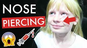 Getting My Nose Pierced At 12 Years Old Youtube