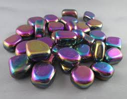 5 Magnetic Rainbow Hematite Stones Tumbled Protection Stones Stone For The Mind Healing Crystals Stones Good Energy T280 Stones Crystals Crystals Crystal Healing