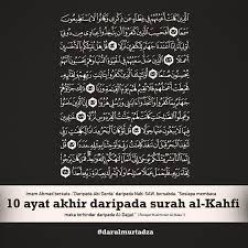 Surat ini diturunkan di kota mekah dan disebut dengan surat makiyyah. Surah Al Kahfi Ayat 10 Awal Dan Akhir