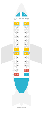 Seat Map Bombardier Crj100 200 Air Canada Find The Best