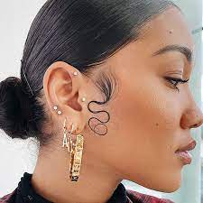 Cold Coco On Instagram Shop The Letter Mini Hoops P S Make Sure To Subscribe To Our Email List T Earings Piercings Cool Ear Piercings Pretty Ear Piercings