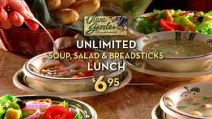 Dude, your trainer (s) must have sucked. Olive Garden Tv Commercial Unlimited Soup Salad And Breadsticks Ispot Tv