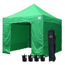 Quictent pop up screen tent designed with mesh sidewalls for ventilation and keeps out mosquitoes and bugs. Uniquecanopy Ehanced Green 10x10 Canopy Tent With Sidewalls