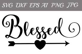 Download Blessed Svg Christian Svg Monogram Svg Files Silhouette Files Free Free Svg Designs Svg Vinyl Design
