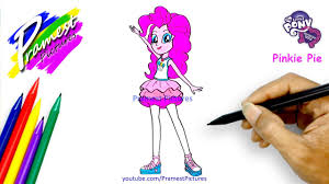 Kumpulan gambar mewarnai kartun my little pony simpel. Pinkie Pie Menggambar Dan Mewarnai Gambar Kuda Poni Equestria Girls Youtube
