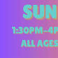 Monday Afternoon 1:30pm – 4pm – ALL AGES event image