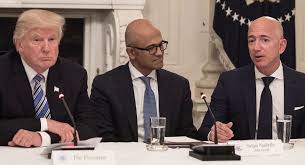 Before becoming president, he was a businessman and television personality. In His Amazon Tiff Trump Bullies The Big Kid Politico