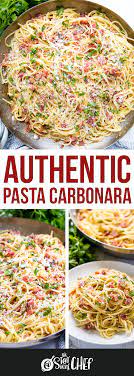 Authentic Pasta Carbonara Recipe Tasty Pasta Recipes Easy Delicious Recipes
