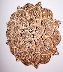 Wood Mandala Wall Art Housewarming Gift For Her For Him Etsy Mandala Wall Art Nature Wall Art House Warming Gifts