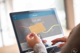 Open a checking account with no minimum opening deposit 1. Online Bank Account Close Up Of Woman Checking Balance Of Bank Stock Photo Picture And Royalty Free Image Image 133053203
