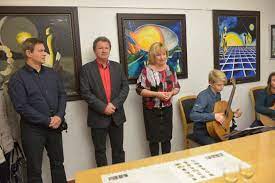 Beneše v brně, vrchní stavební komisař stavební služby na slovensku Fotogalerie Vernisaz Vystavy Karel Kostka Cubeca Kdo Jsme Obrazy 10 2 2016 Mestska Knihovna Znojmo Knihovna Neni Jen Pujcovna