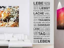 Wandtattoo Spruchband Dein Leben Bei Homesticker De