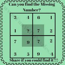 I hope that you have fun!! Missing Number Puzzles With Answers
