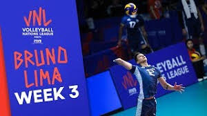He competed for argentina at the 2016 olympic games. Bruno Lima On Fire 27 Points Made Against Germany Volleyball Nations League 2019 Youtube