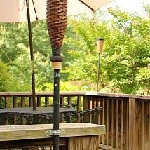 Easy Way To Secure Tiki Torches Tiki Torches Backyard Outdoor Patio Ideas Backyards Backyard Lighting