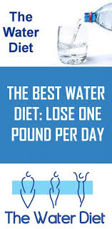 The Best Water Diet Lose One Pound Per Day Water Diet Diet Health Benefits