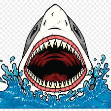 Black And White Shark Teeth Clipart Pin On Shark And Fish Cabinet