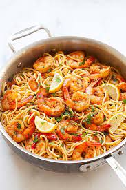 Shrimp Pasta Einfache Garnelen Und Pasta Easy Pasta Pasta Recipes Easy Pasta Dishes
