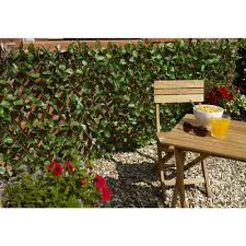 Wilko Garden Fence Panels Artificial Leaf Trellis Fence