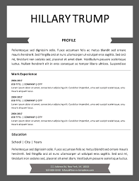 The layout of this free word resume template is divided into the area with the main info and the sidebar with secondary details. Basic Cv Templates For Word Land The Job With Our Free Templates