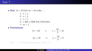 Download kumpulan contoh soal cpns dan latihan soal cpns disini. Contoh Soal Tes Cpns 2018 Matematika Hitung Cepat 2 Youtube