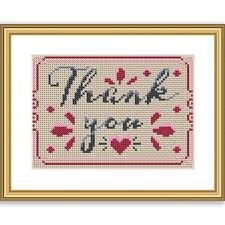 See more ideas about cross stitch patterns, cross stitching, cross stitch. Thank You Cross Stitch Pattern Peacock Fig