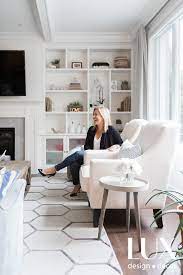 Decor In A Beautiful Transitional Lux Style Light Dark Contrast Pops Of Color Light And Airy Designed By L Living Room Interior Decor Interior Design Decor