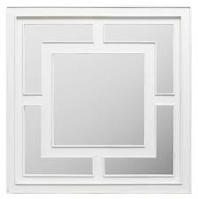 Use these for the home pieces to make a space feel larger and give you a glimpse of yourself before you start the day. Urban Deco Geo White Square Wall Mirror 120cm X 120cm Cfs Furniture Uk