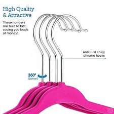 12 children's size dress hanger, heavyweight (100 per case). Zober Space Saving Kids Velvet Hangers Pink 50 Pack Zober Home
