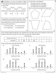 Math Staar Prep Texas Math Staar Test Review Mathwarm Ups