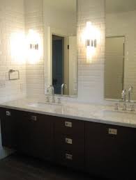 Pin By Kerry Drinkwater On Mbr Bathroom Tile Designs Unique Bathroom Vanity Beveled Subway Tile Backsplash