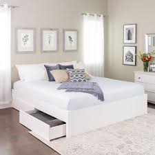 Has no headboard or footboard attachment. King No Headboard Beds Bedroom Furniture The Home Depot