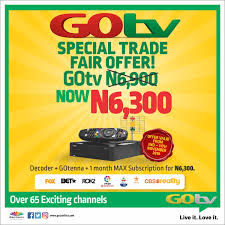 If you are looking for information on how to contact gotv nigeria through their twitter handle, website, email or support line, then you are on the right page as i will reel. Gotv Nigeria On Twitter Visit Our Stand At The Lagos International Trade Fair Buy Gotv Decoder Gotenna Plus One Month Gotv Max Subscription At A Discounted Price Of N6300 Only Lagosinternationaltradefair Https T Co Uxe8lnaims
