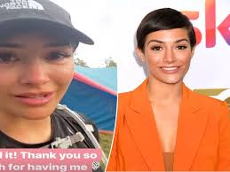 Frankie Bridge in tears as she documents the end of her Himalayas trek for  CoppaFeel - OK! Magazine